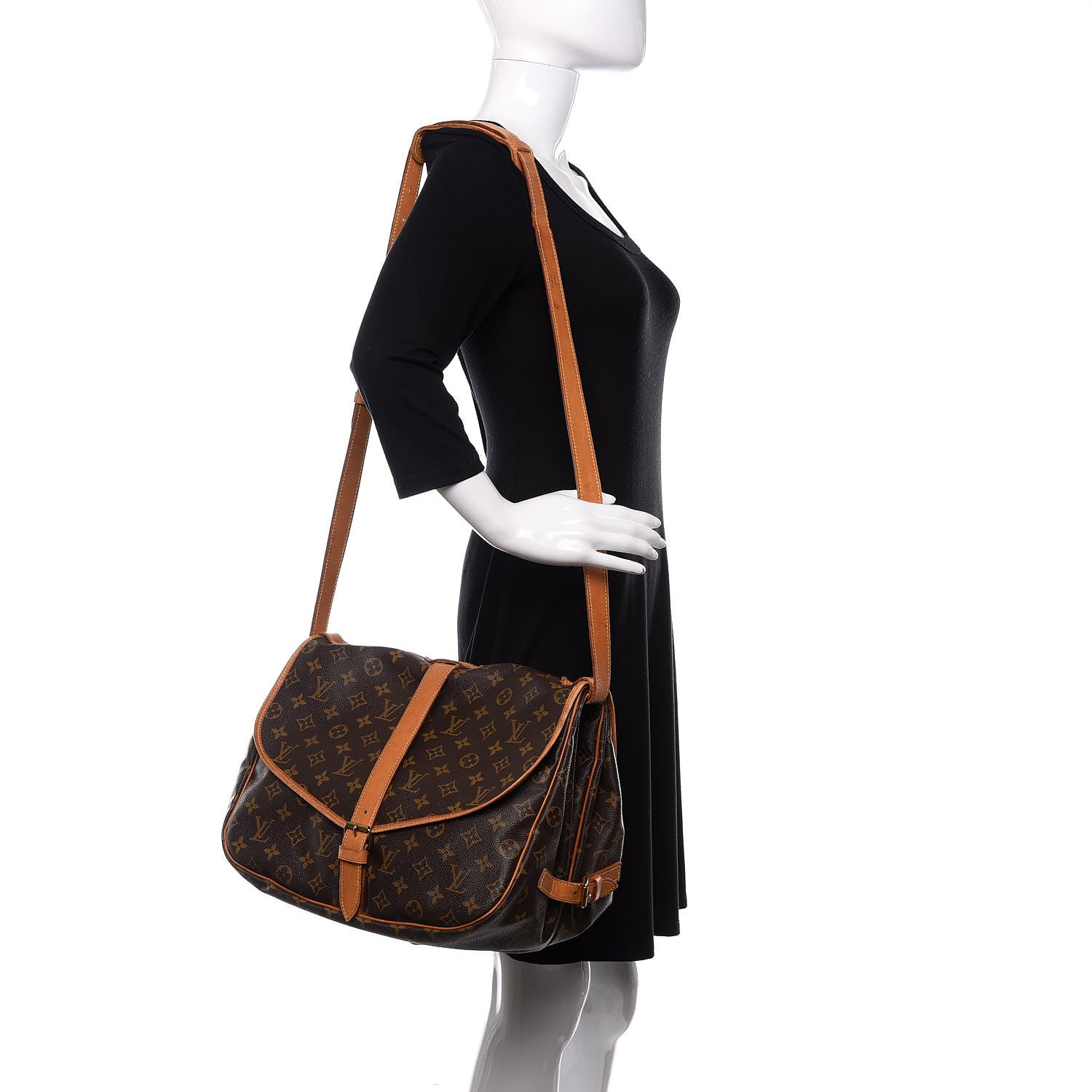 Louis Vuitton Monogram Saumur 35 2 of 13