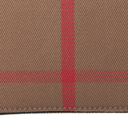 Burberry Calfskin House Check Elmore Zip Around Wallet Black 10 of 11