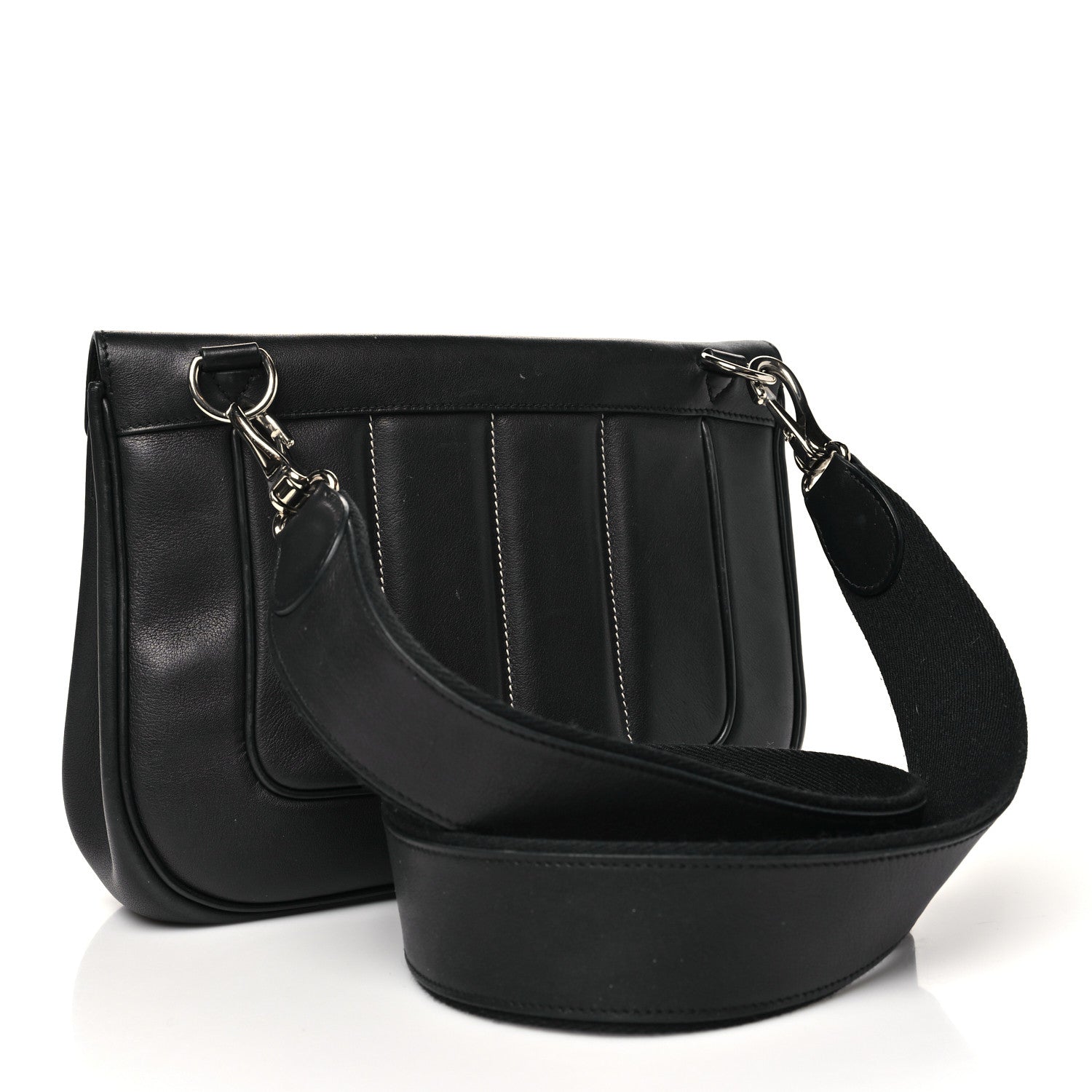 Hermes Veau Swift Sac Berline 28 Black 3 of 13