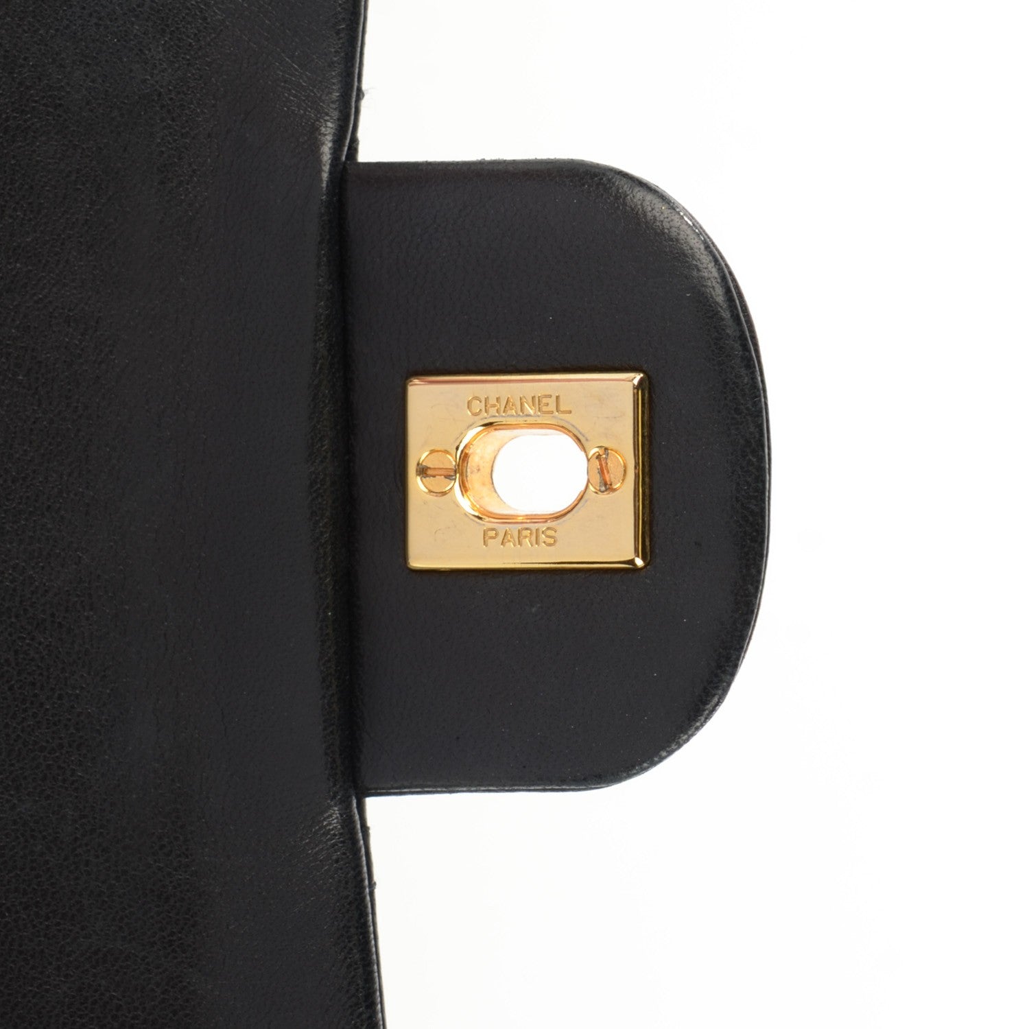 Chanel Lambskin Quilted Medium Double Flap Black 8 of 11