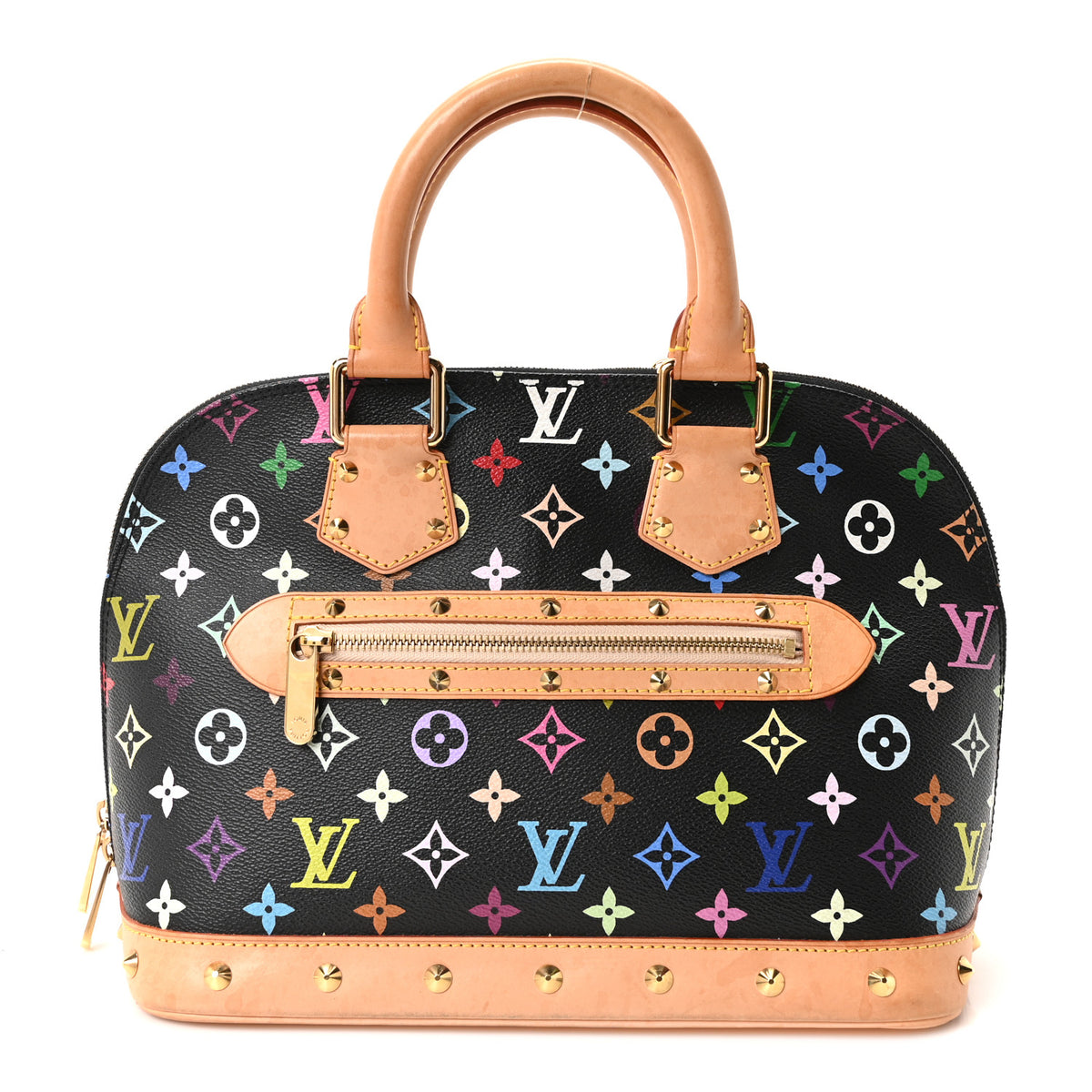 Louis Vuitton Monogram Multicolor Alma PM Black 1 of 10