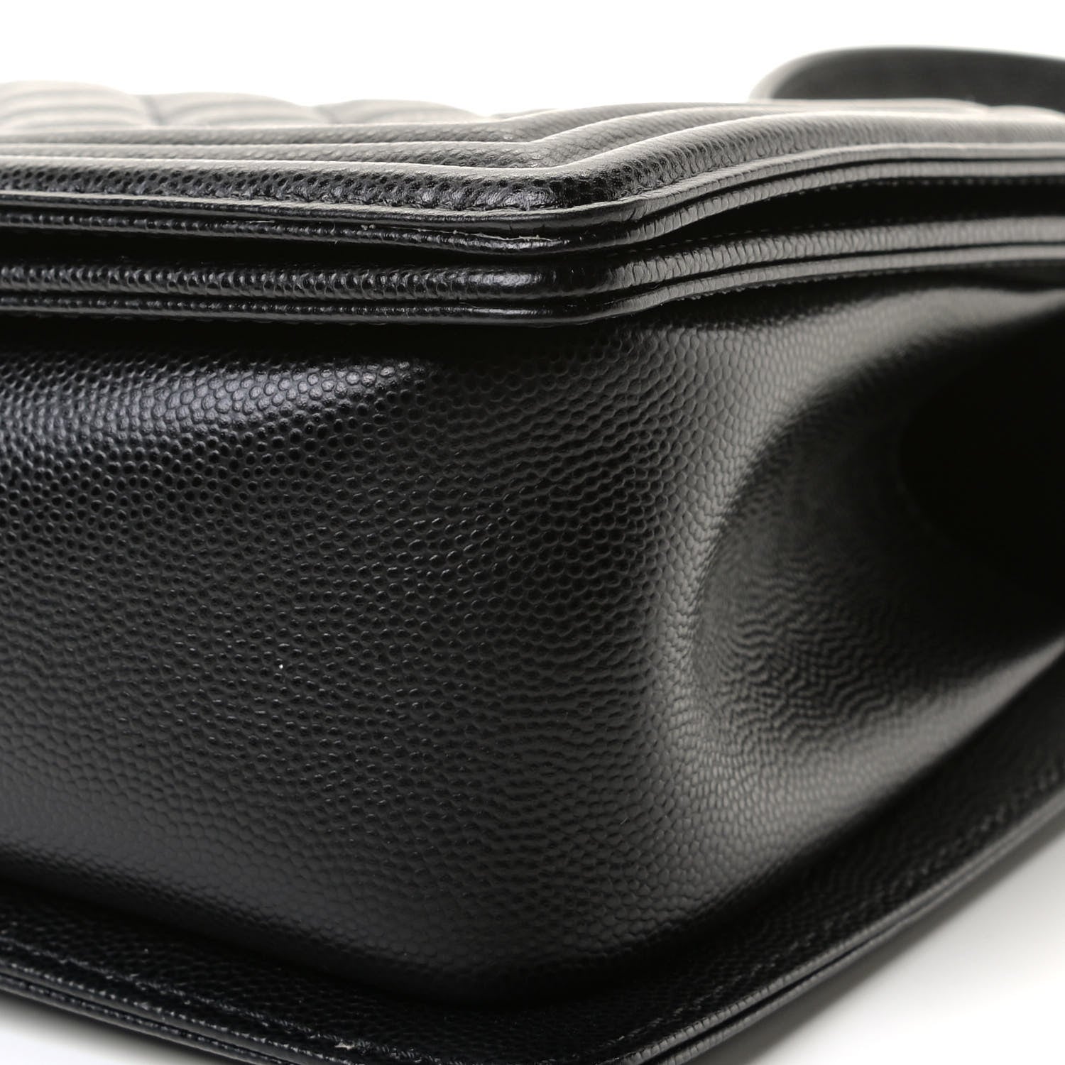 Chanel Caviar Quilted Medium Boy Flap Black 10 of 12