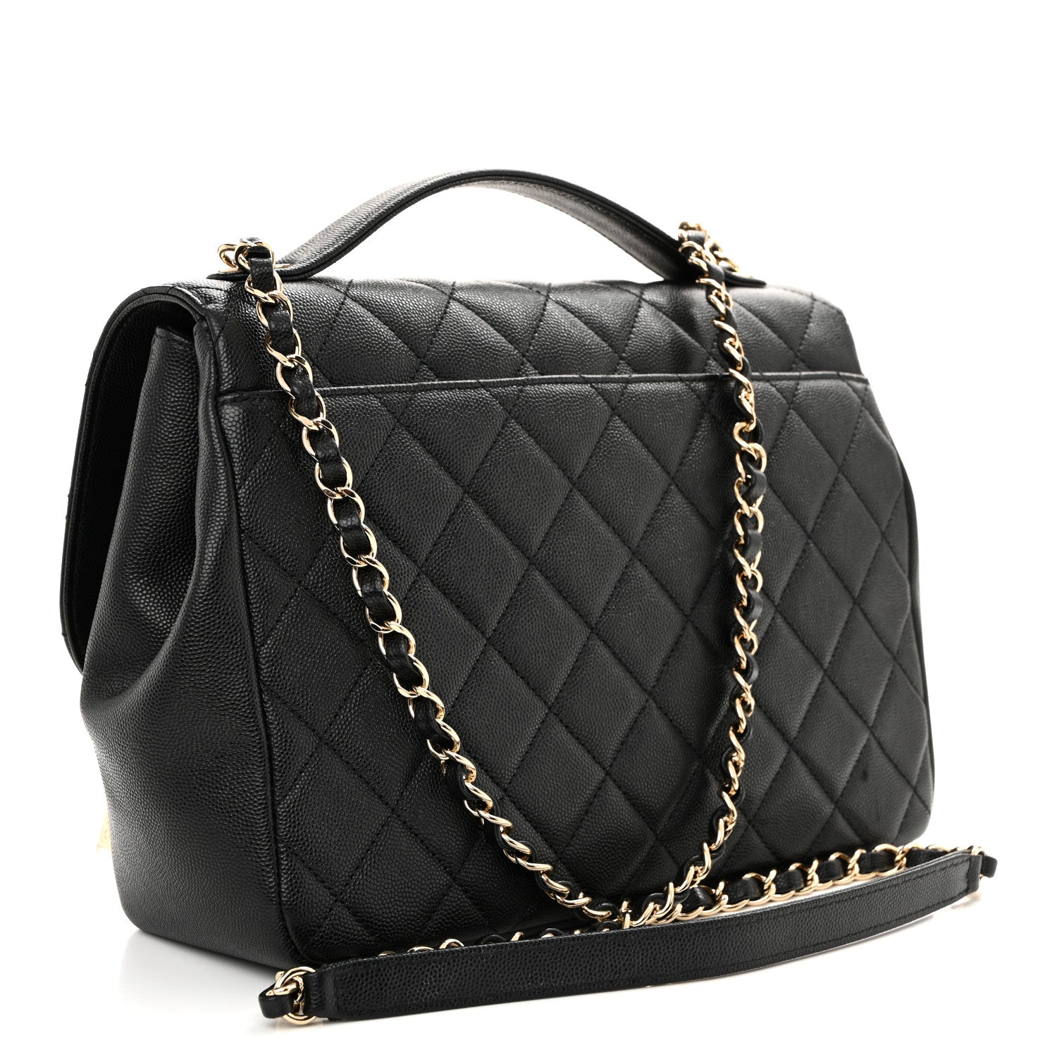 Chanel Caviar Quilted Large Business Affinity Flap Black 3 of 14