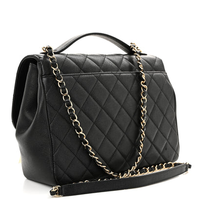Chanel Caviar Quilted Large Business Affinity Flap Black 3 of 14