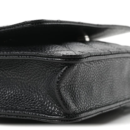 Chanel Caviar Quilted Wallet on Chain WOC Black 10 of 11