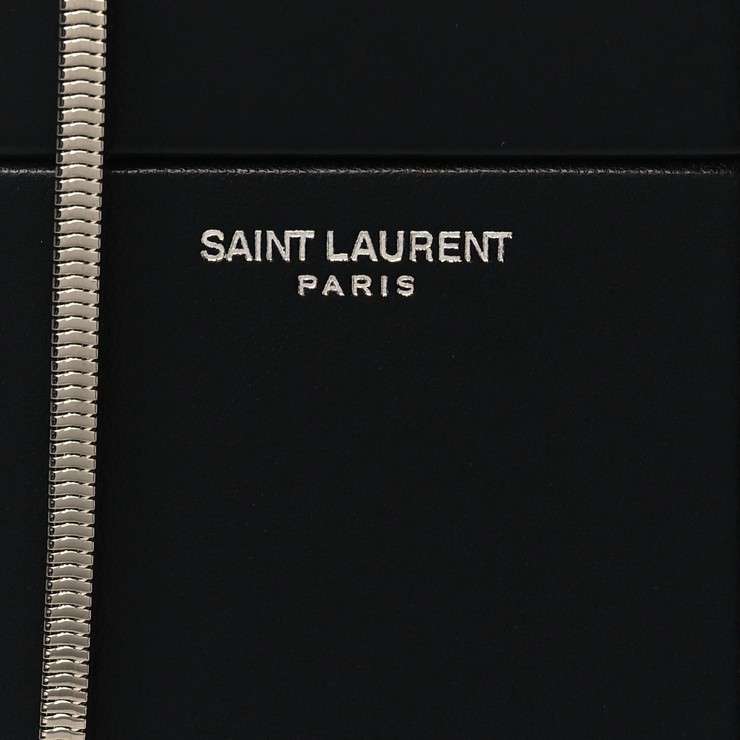 Saint Laurent Lambskin Smoking Box Crossbody Black 6 of 9
