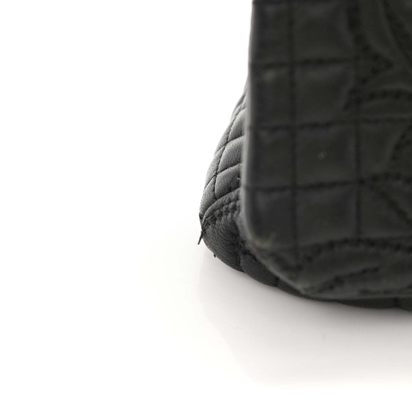 Nappa Barocco Quilted Vanitas Crossbody Black