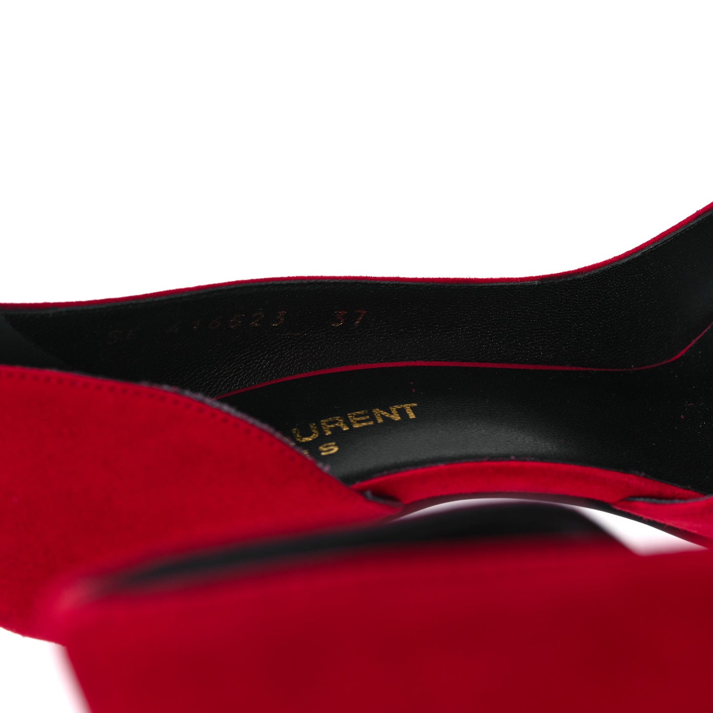 Suede Janis 105 D'Orsay Pumps 37 New Red