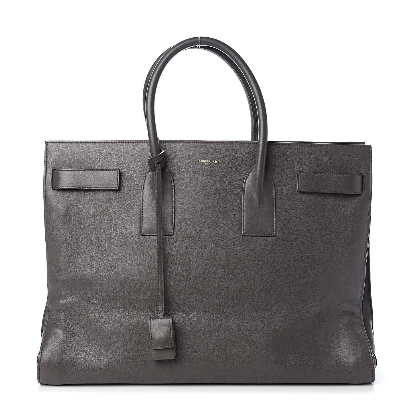 Calfskin Large Sac De Jour Carryall Grey
