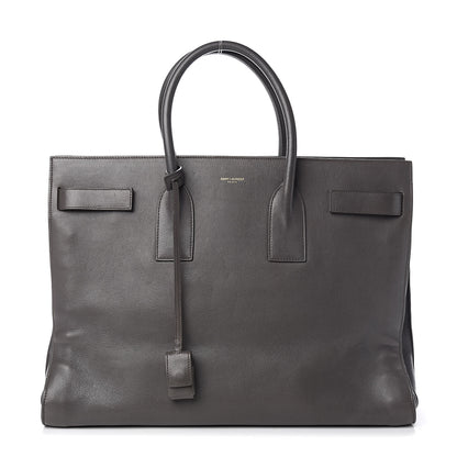 Saint Laurent Calfskin Large Sac De Jour Carryall Grey 1 of 18