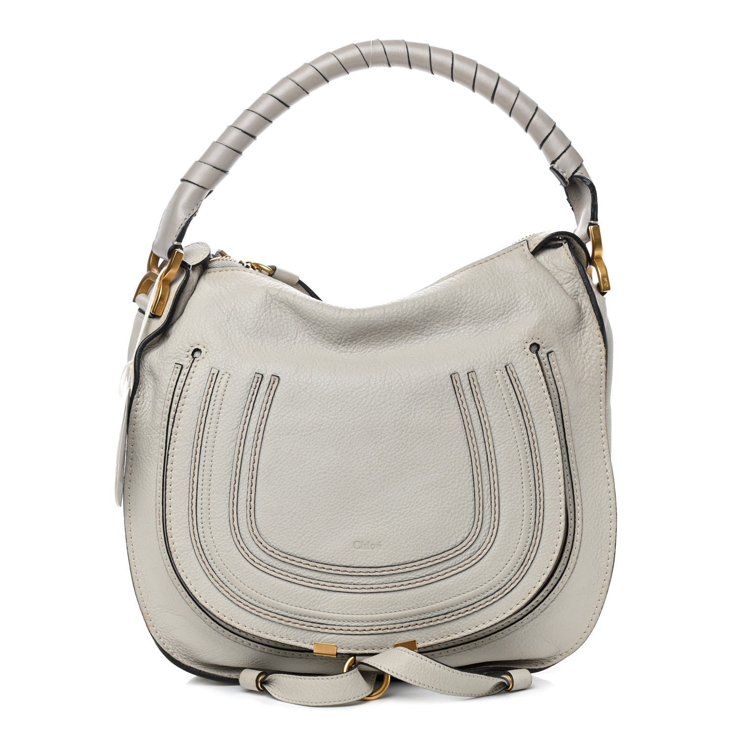 Chloe Calfskin Medium Marcie Hobo Dove 1 of 10