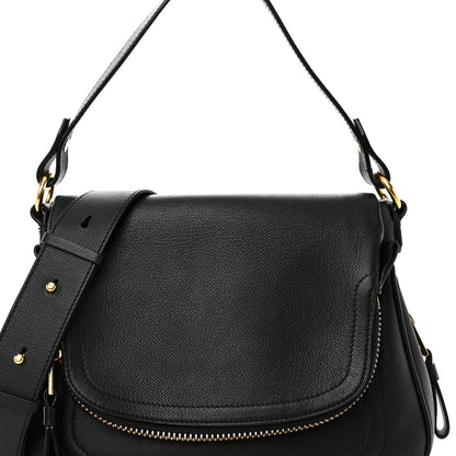 Tom Ford Pebbled Calfskin Medium Jennifer Black 8 of 10