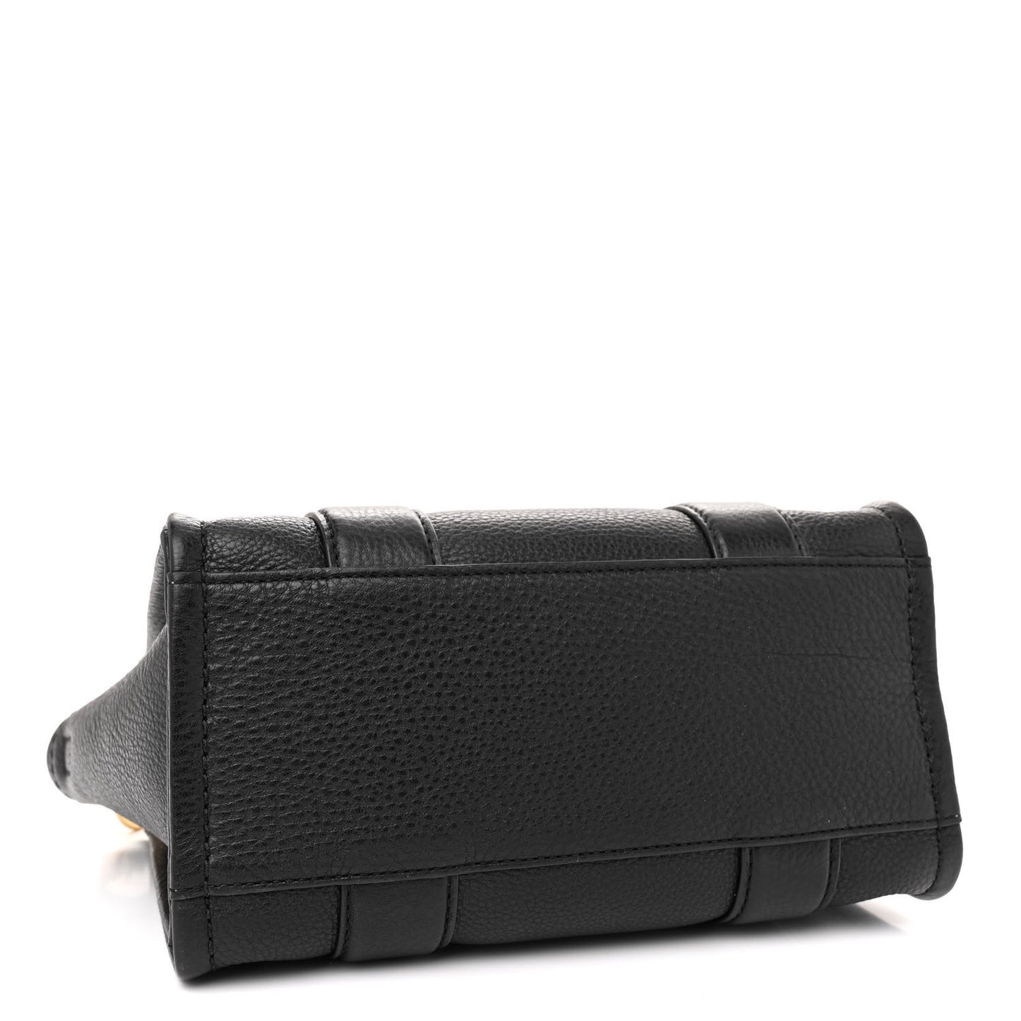 Grained Calfskin Small The Tote Bag Black