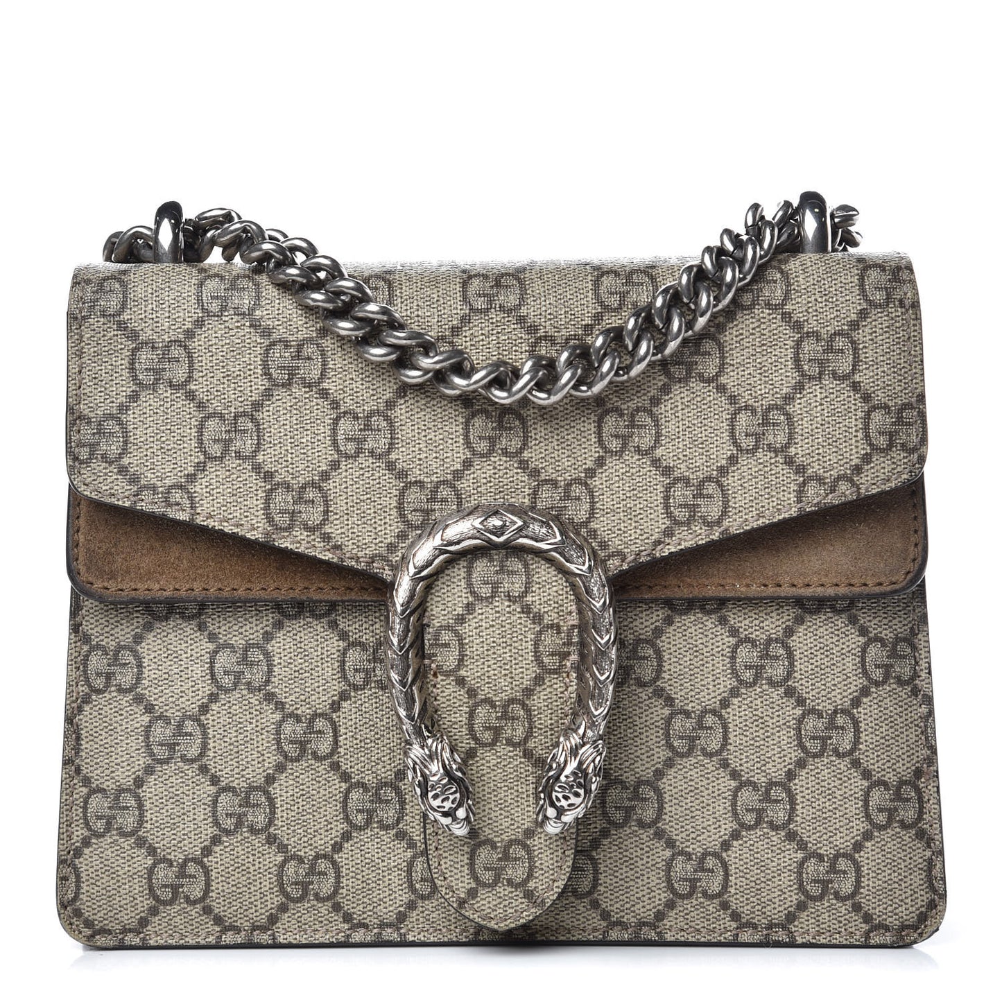 GG Supreme Monogram Mini Dionysus Shoulder Bag Taupe