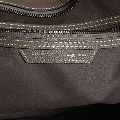 Celine Drummed Calfskin Mini Luggage Souris 7 of 8