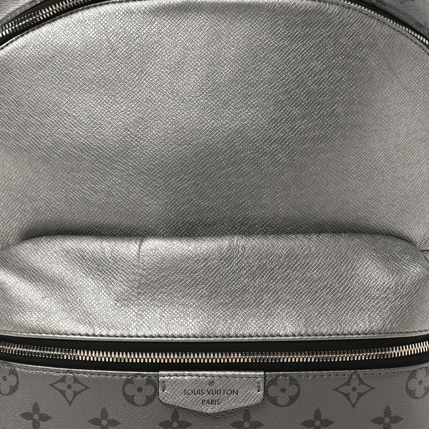 Monogram Taiga Discovery Backpack PM Silver