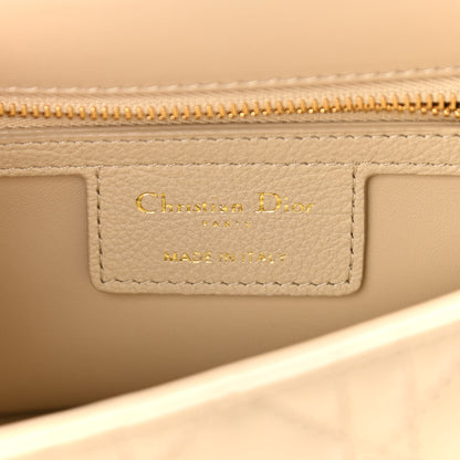 Christian Dior Calfskin Cannage Small Caro Bag Beige 6 of 10