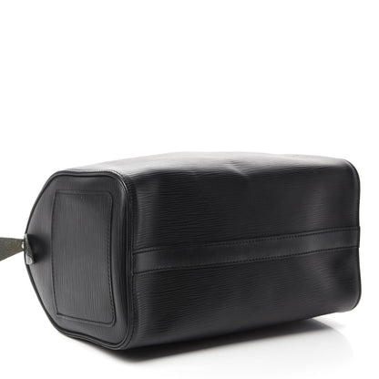 Louis Vuitton Epi Speedy 25 Black 4 of 10