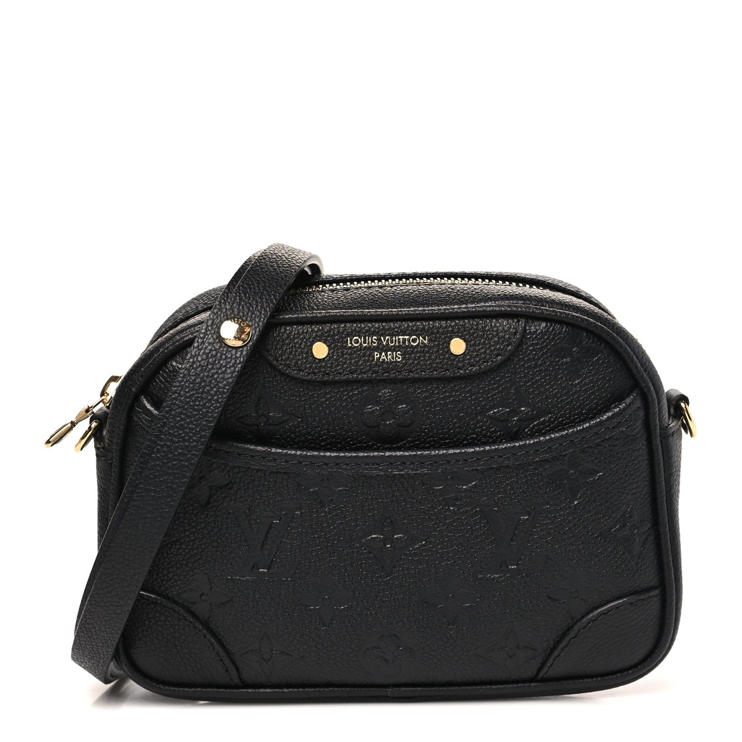 Empreinte Monogram Tiny Camera Bag Black