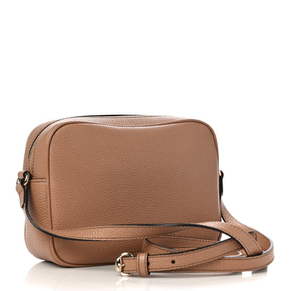 Gucci Pebbled Calfskin Small Soho Disco Bag Camelia 3 of 11