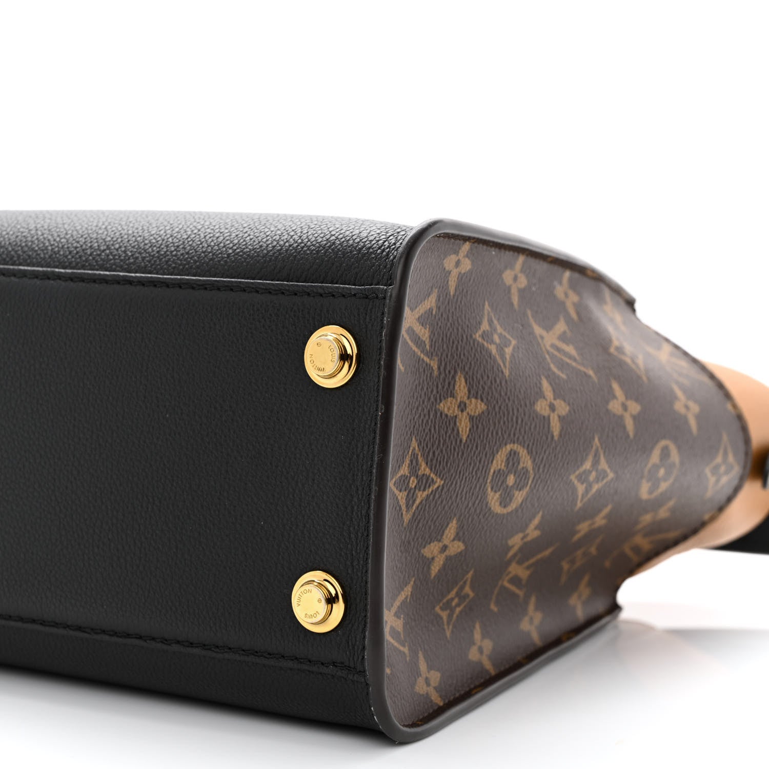 Louis Vuitton Calfskin Monogram On My Side Black 11 of 14