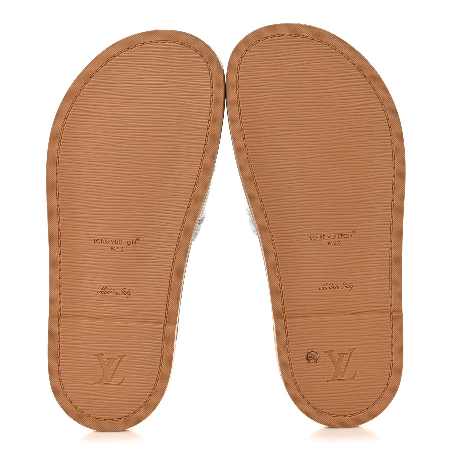 Louis Vuitton Monogram Denim LV Bliss Womens Comfort Mules 39 Turquoise 6 of 10