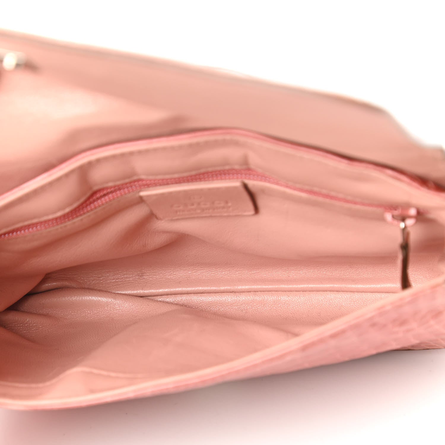 Gucci Alligator Shoulder Bag Pink 5 of 10