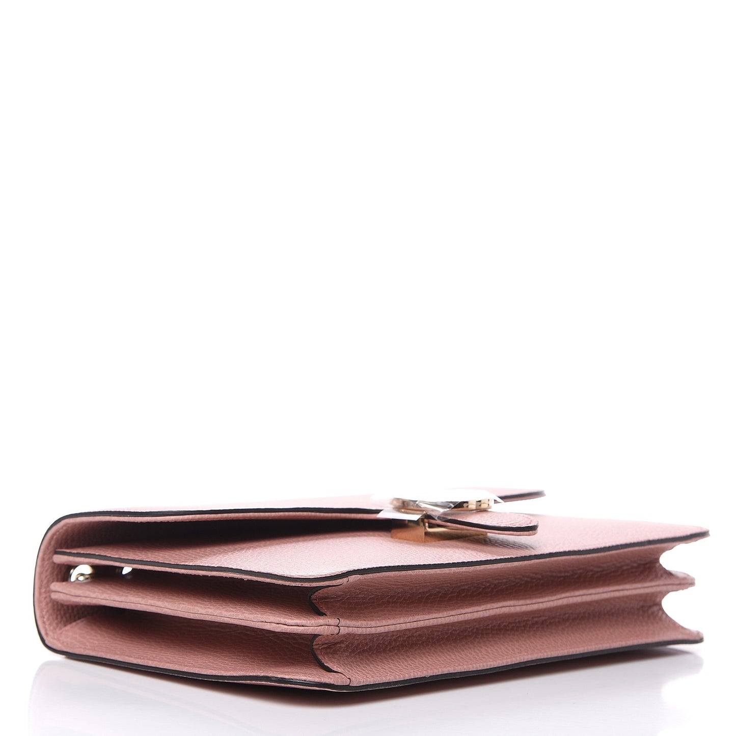 Dollar Calfskin Interlocking G Shoulder Bag Soft Pink