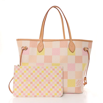 Louis Vuitton Damier Giant Neverfull MM Peach 3 of 10