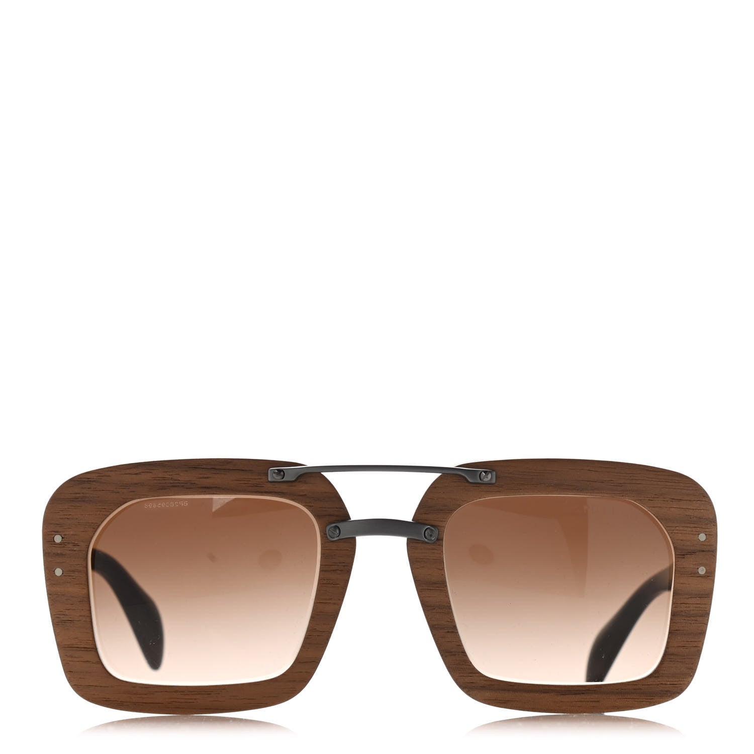 Prada Wooden Malabar Sunglasses SPR30R Canaletto Tortoise 2 of 10