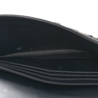 Christian Dior Oblique Saddle Chain Long Wallet Blue 6 of 15