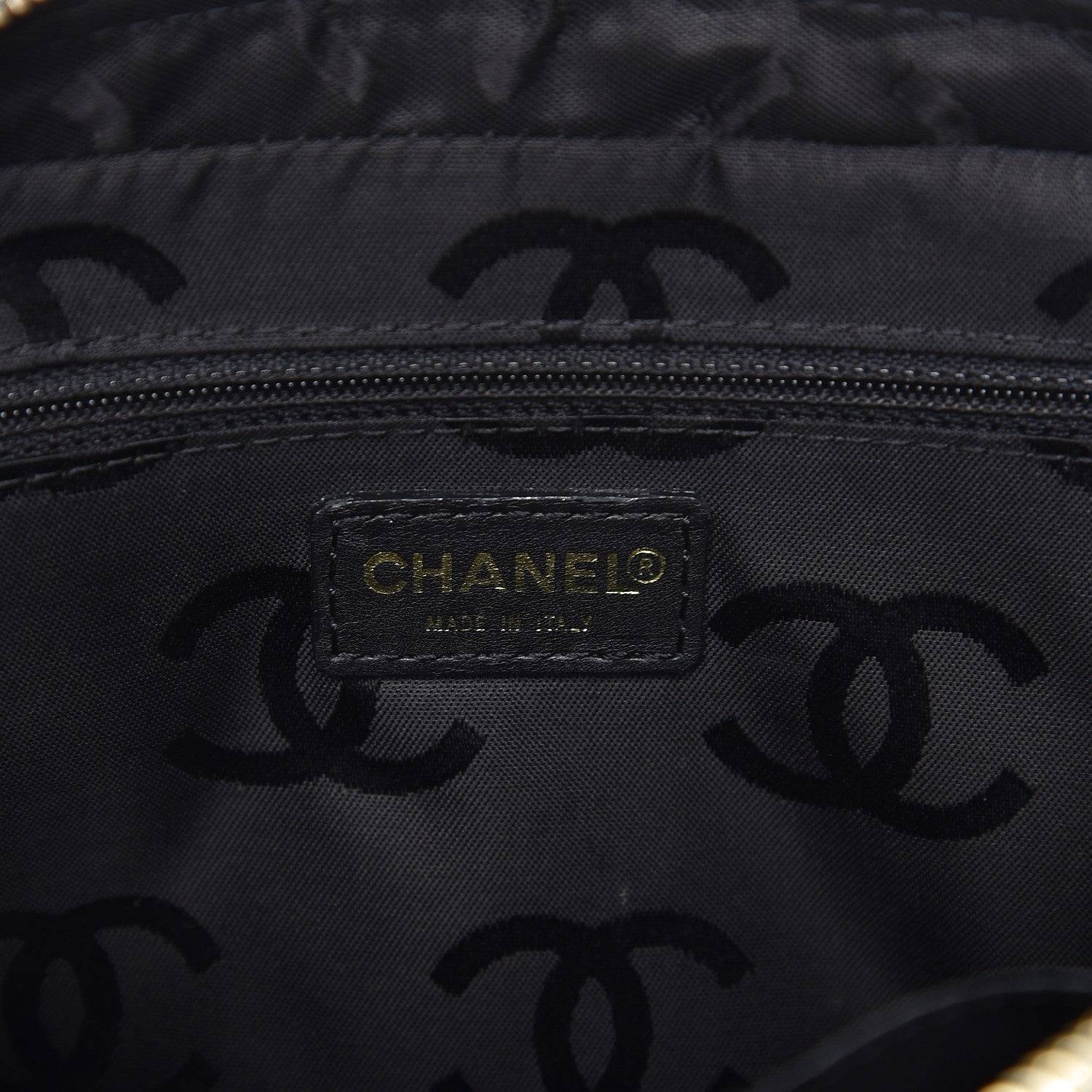 Chanel Calfskin Contrast Stitch Small Surpique Bowler Black 6 of 9