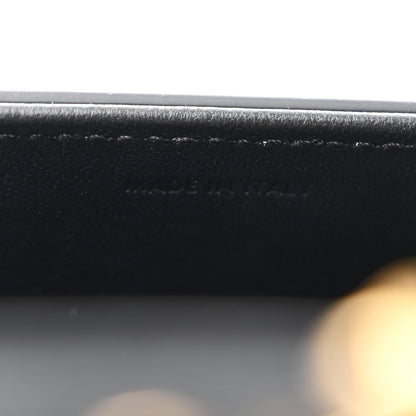 Celine Shiny Calfskin Triomphe Chain Box Bag Black 8 of 11