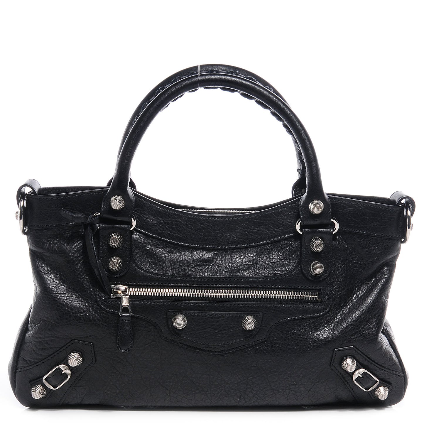 Agneau Giant 12 Silver Hardware First Black