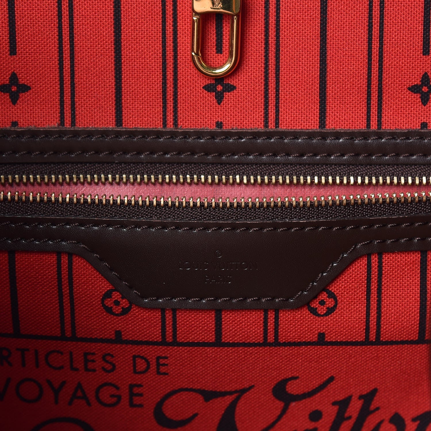 Louis Vuitton Damier Ebene Neverfull MM 6 of 10