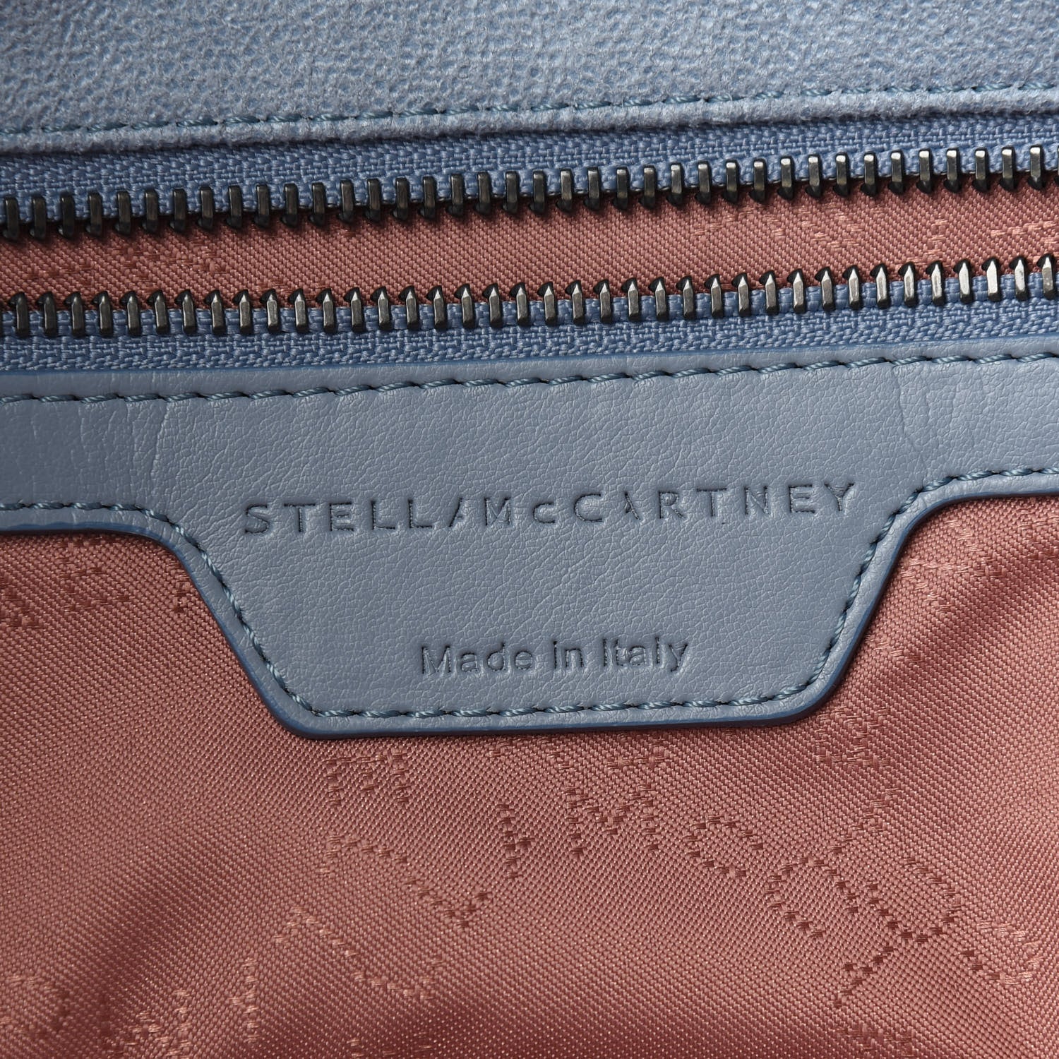 Stella McCartney Shaggy Deer Falabella Fold Over Tote Light Blue 6 of 8