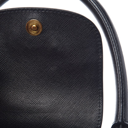 Prada Tessuto Nylon Saffiano Tote Black 8 of 11