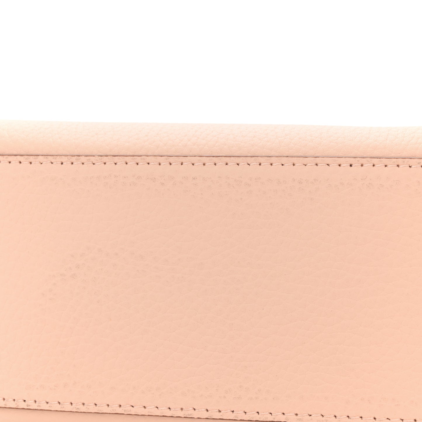 Grainy Calfskin Mini Frances Tote Peach Pink