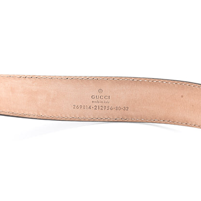Gucci Calfskin Horsebit Tassel Belt 80 32 Black 4 of 4
