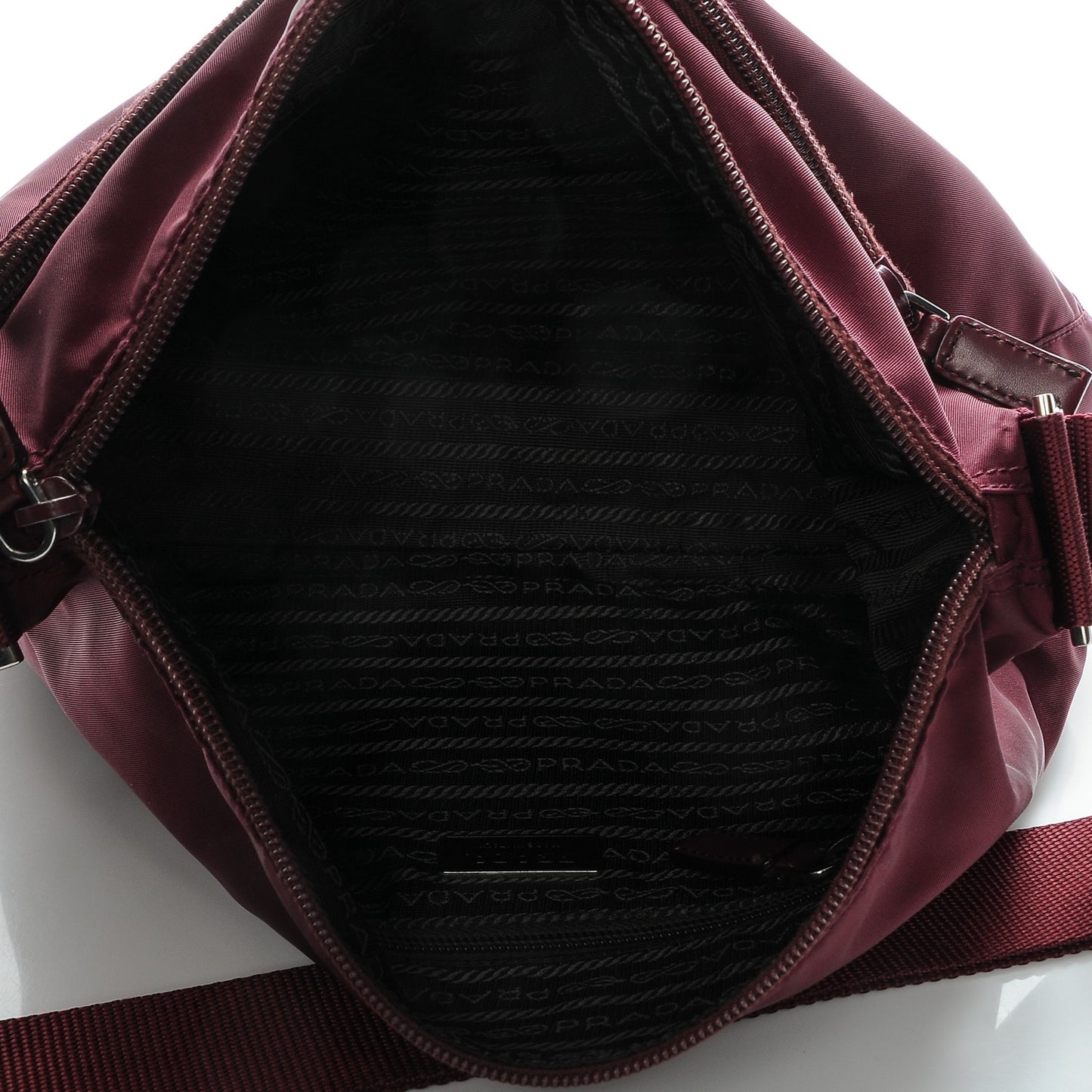 Nylon Vela Flat Messenger Bag Ametista