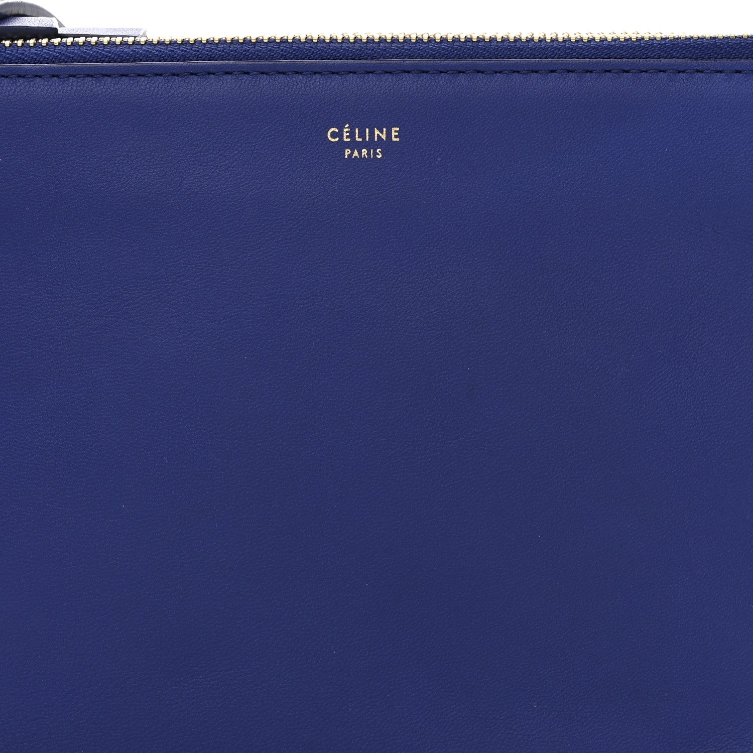 Celine Lambskin Small Trio Crossbody Bag Indigo 9 of 14