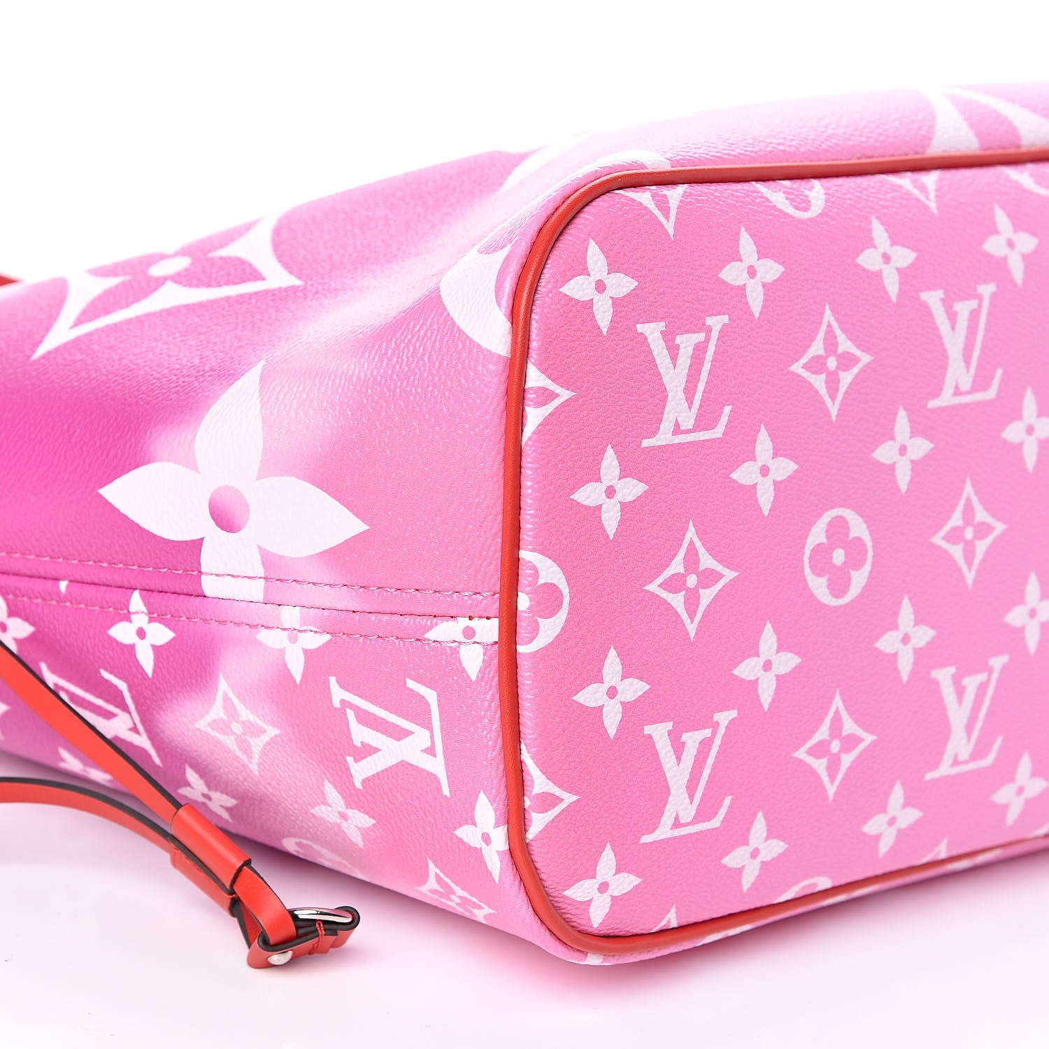 Louis Vuitton Monogram Escale Neverfull MM Rouge 8 of 10