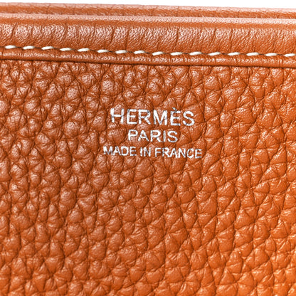 Hermes Taurillon Clemence Evelyne III GM Gold 6 of 13