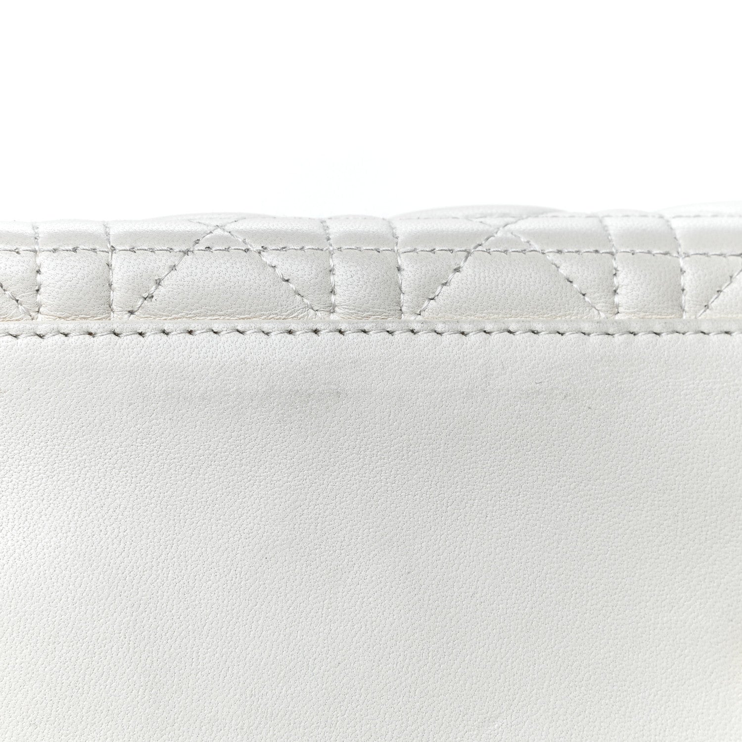 Christian Dior Lambskin Cannage Large Lady Dior Light Beige 12 of 35