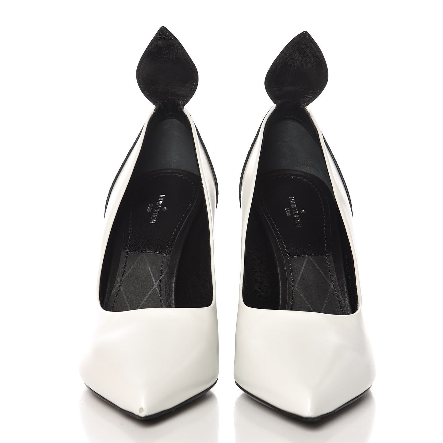 Calfskin Reverse Monogram Rodeo Queen Pumps 41 White