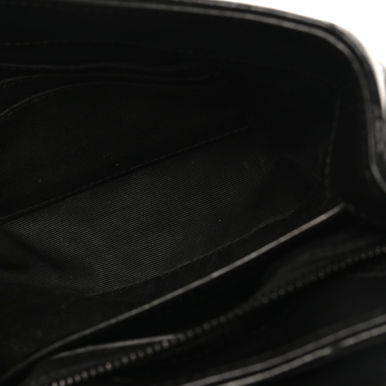 Saint Laurent Calfskin Y Quilted Monogram Monochrome Toy Loulou Crossbody Bag Black 5 of 10