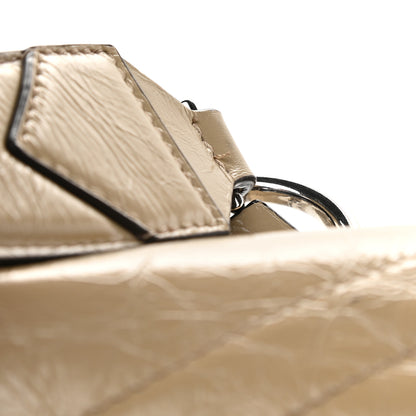 Givenchy Creased Patent Calfskin Medium ID Flap Beige 11 of 11