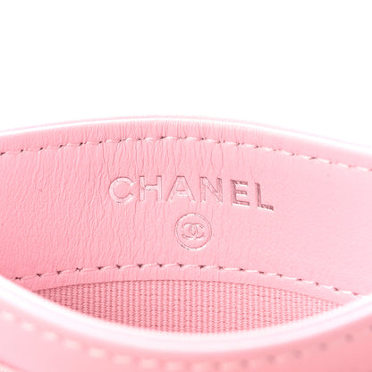 Chanel Calfskin Quilted Card Holder Light Pink 6 of 9