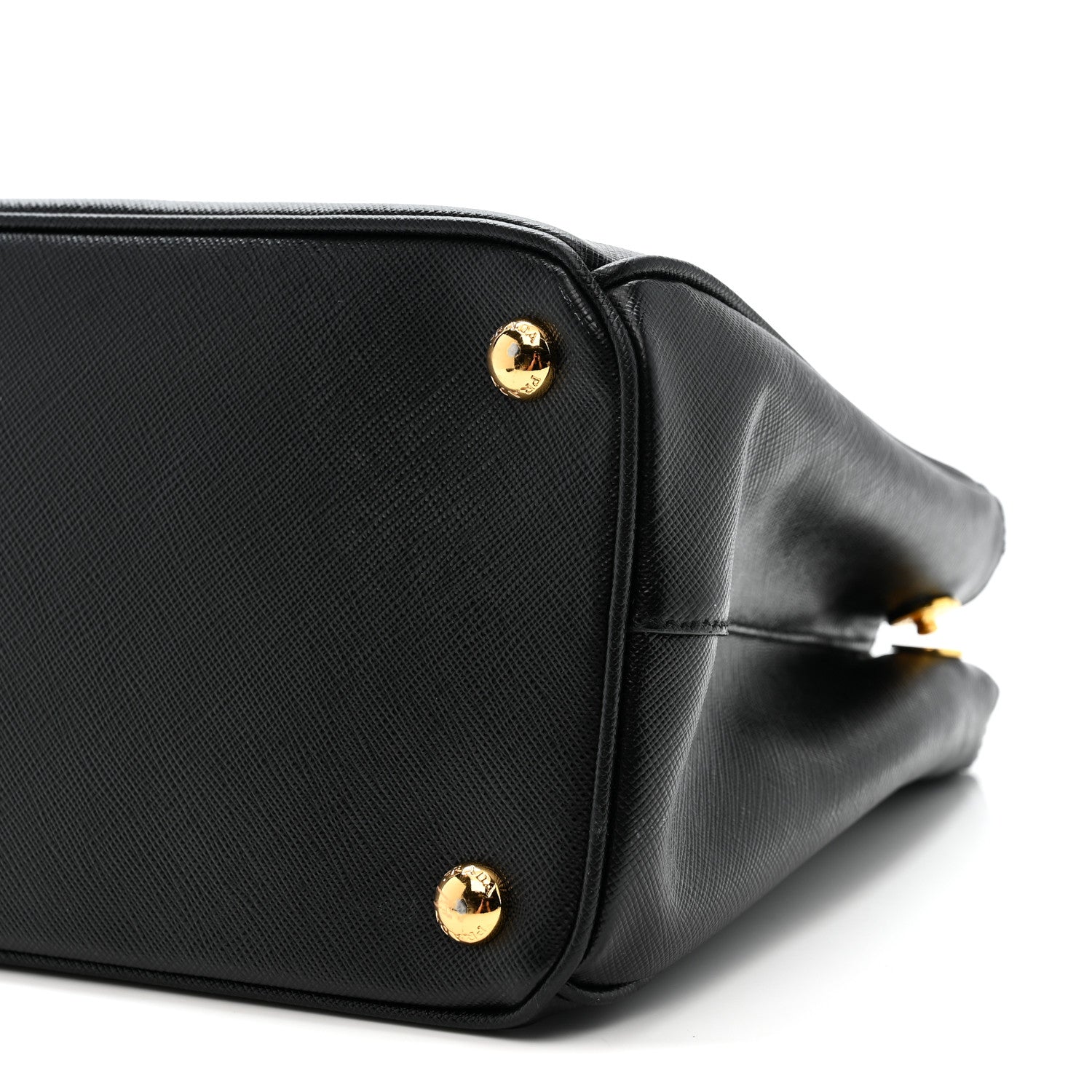 Prada Saffiano Small Galleria Double Zip Tote Black 10 of 12
