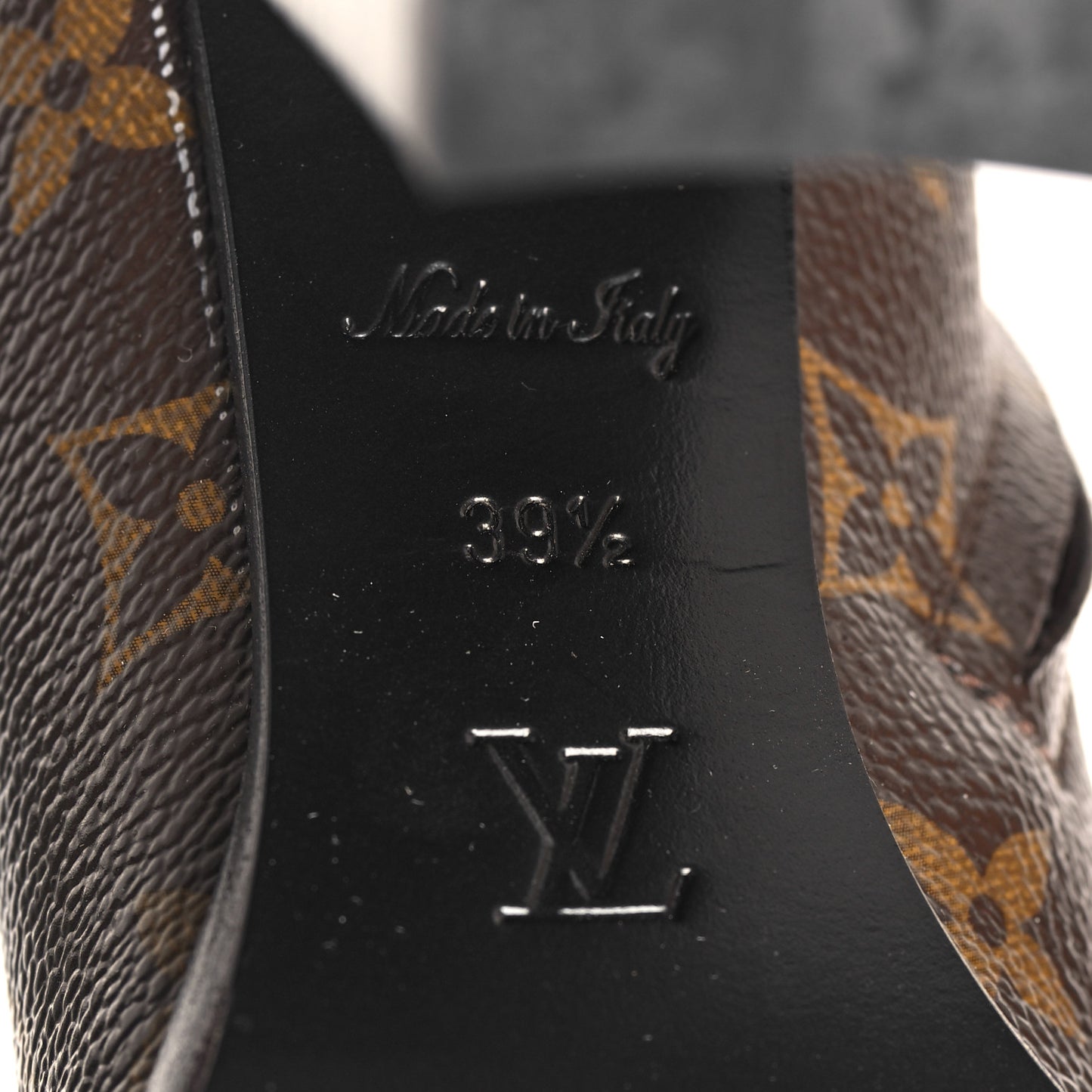 Patent Calfskin Monogram Star Trail Ankle Boots 39.5 Black